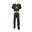 Uniforma Kickboxing „Star”, aprobat WAKO, Top Ten, Negru-Verde, 150 cm