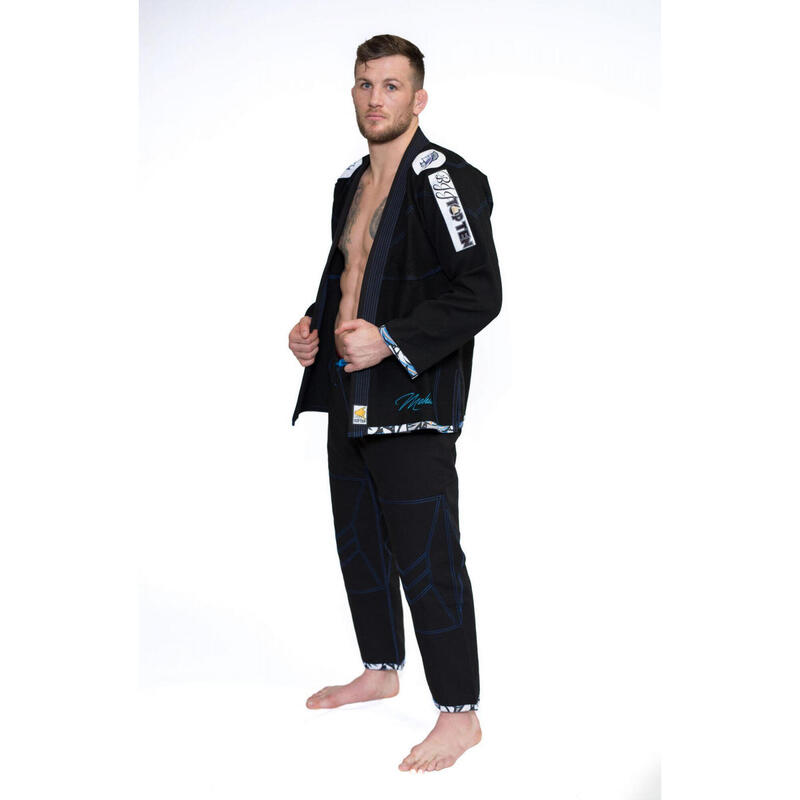 TOP TEN Costum de Jiu Jitsu (BJJ) "Mohicans", TOP TEN, Albastru