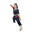 Uniformă Kickboxing Bow, aprobat WAKO, Top Ten, Roz-Negru, 140 cm