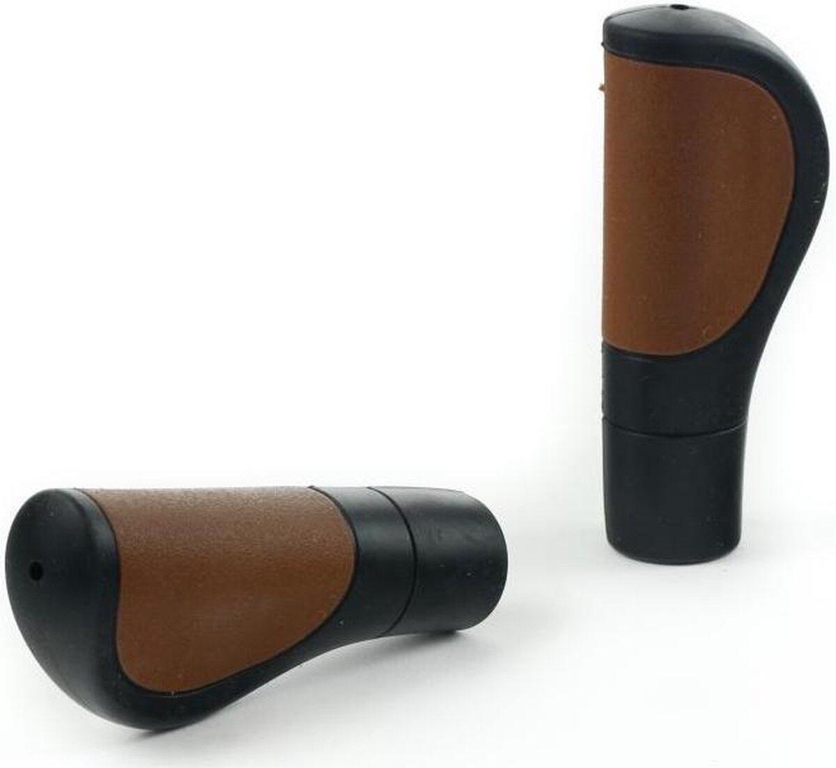 Comfortabele Widek Handvatten in Zwart en Bruin - 120mm 2/3