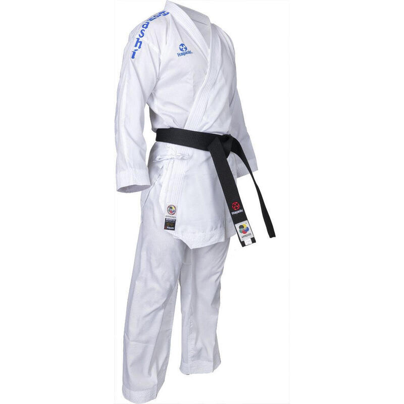 Karate Gi “Air Deluxe”, aprobat WKF, Hayashi, Alb-Albastru, 185 cm