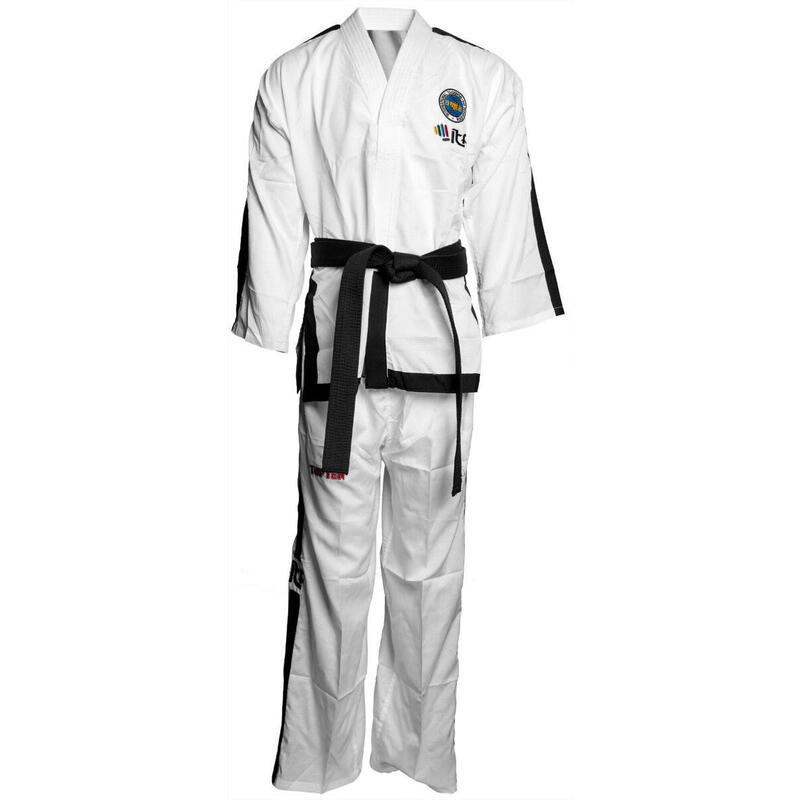 Dobok Master Instructor "Air Deluxe", aprobat ITF, Top Ten, Alb, 170 cm