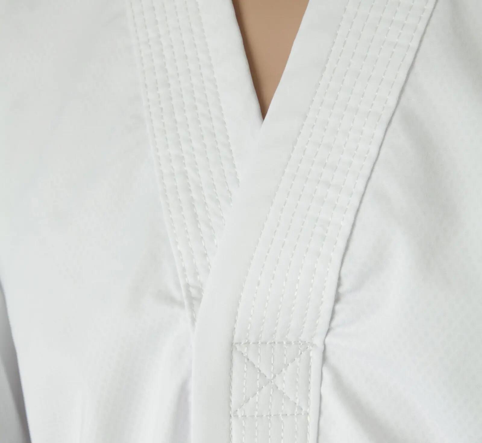Dobok Master Premium Gold, aprobat ITF, Top Ten,Alb, 200 cm 3/7