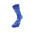 Meia de futebol azul antiderrapante. Aderência perfeita entre o pé e o sapato