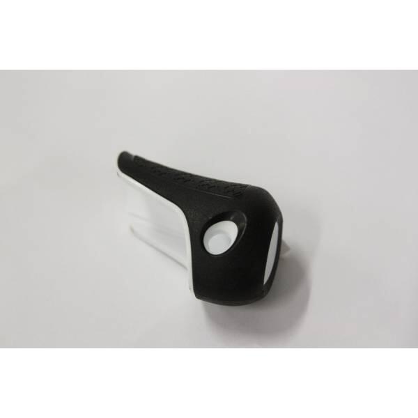 Grips Cap Left Basic 88 Mm - Noir Avec Passepoil Blanc