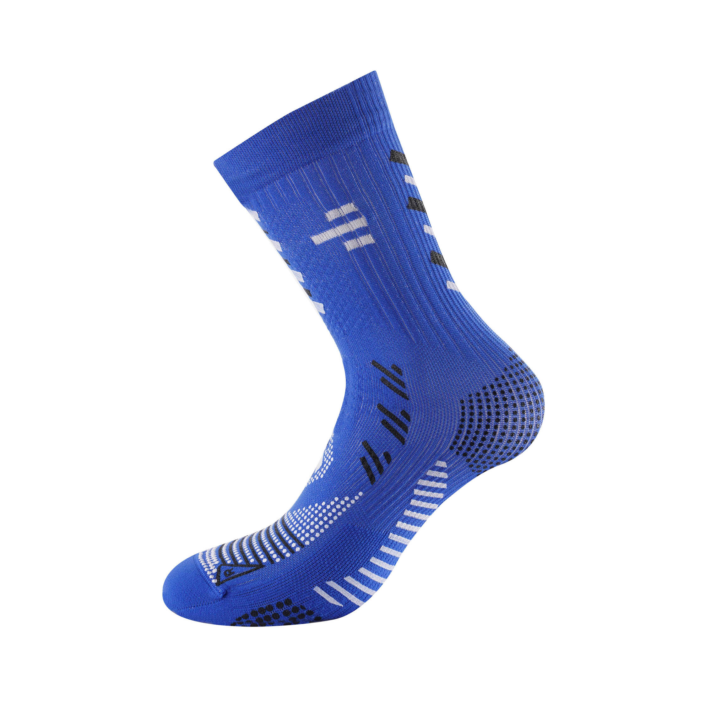Calcetines de fútbol antideslizantes azules. 3/7