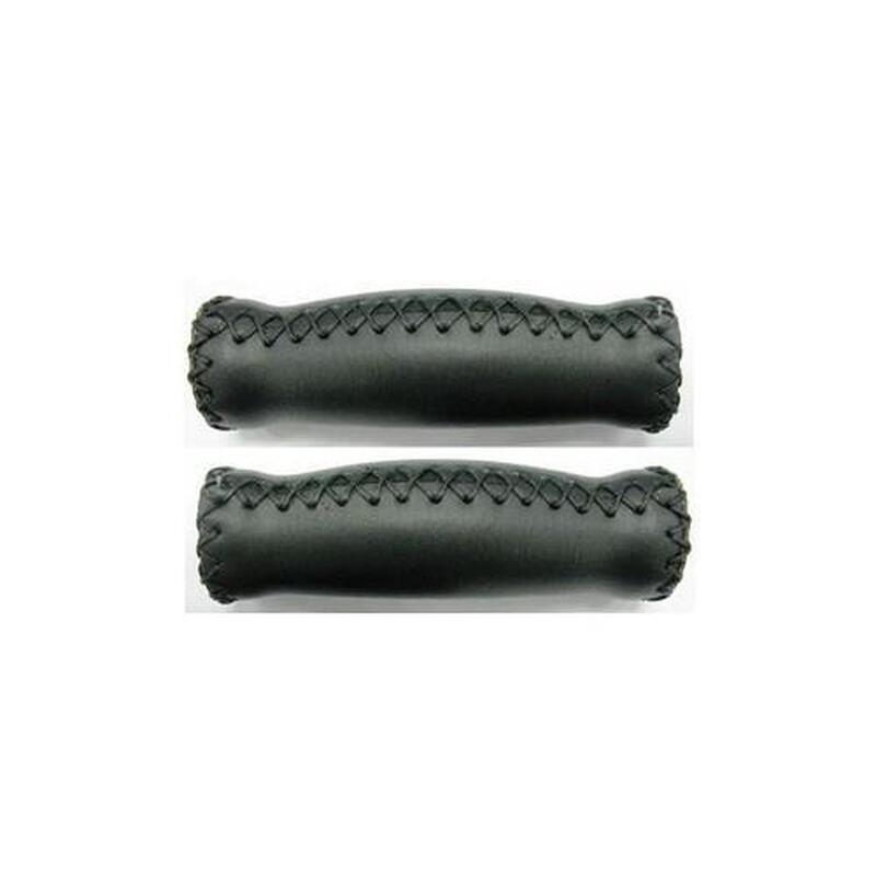 Grips Cuir 127Mm Noir (Paire)