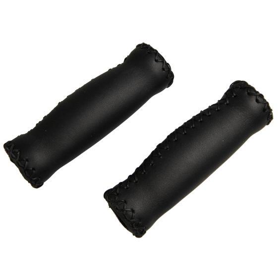 Handvatten Leder Zwart Lang 4/4