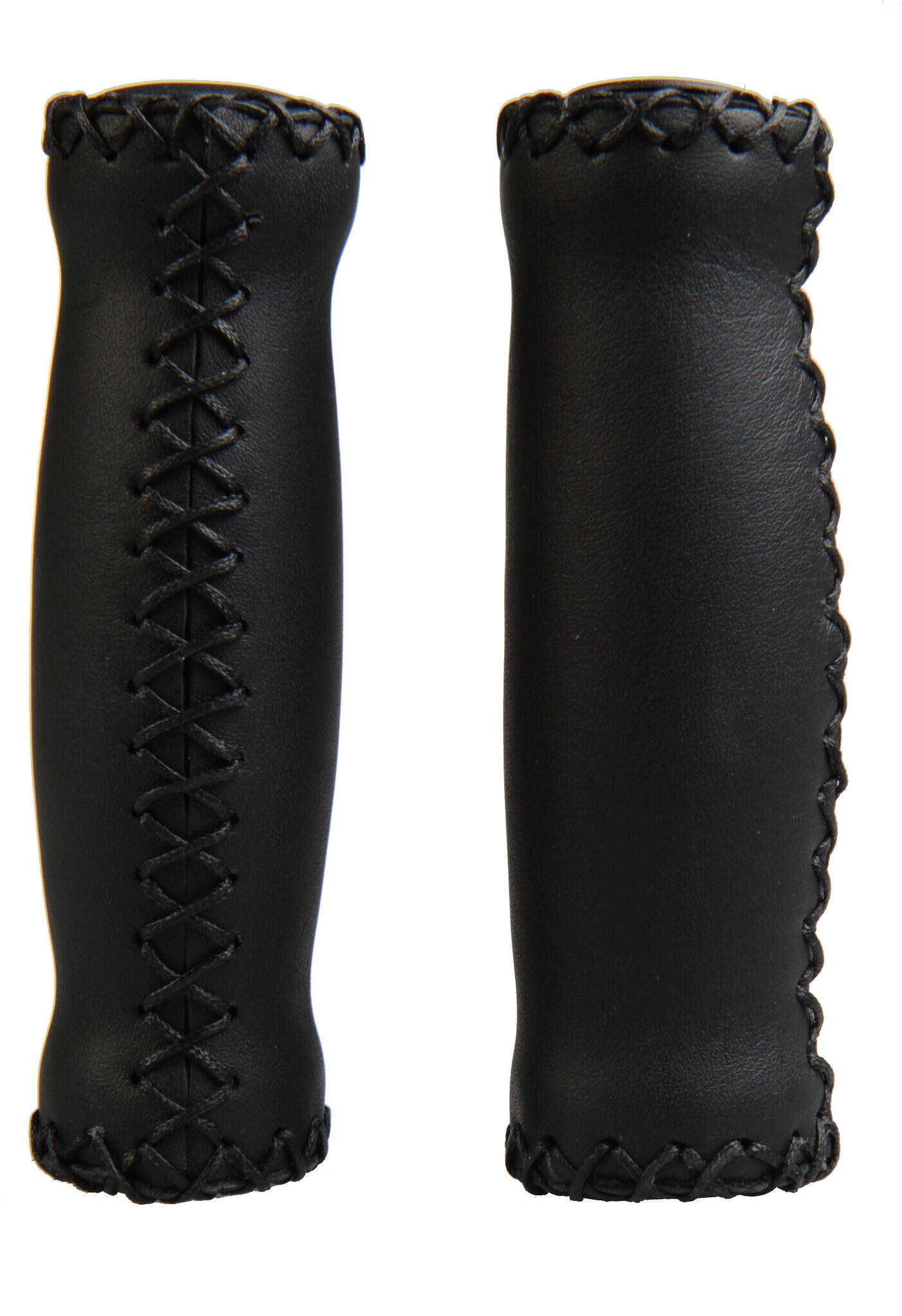 Handvatten Leder Zwart Lang 3/4