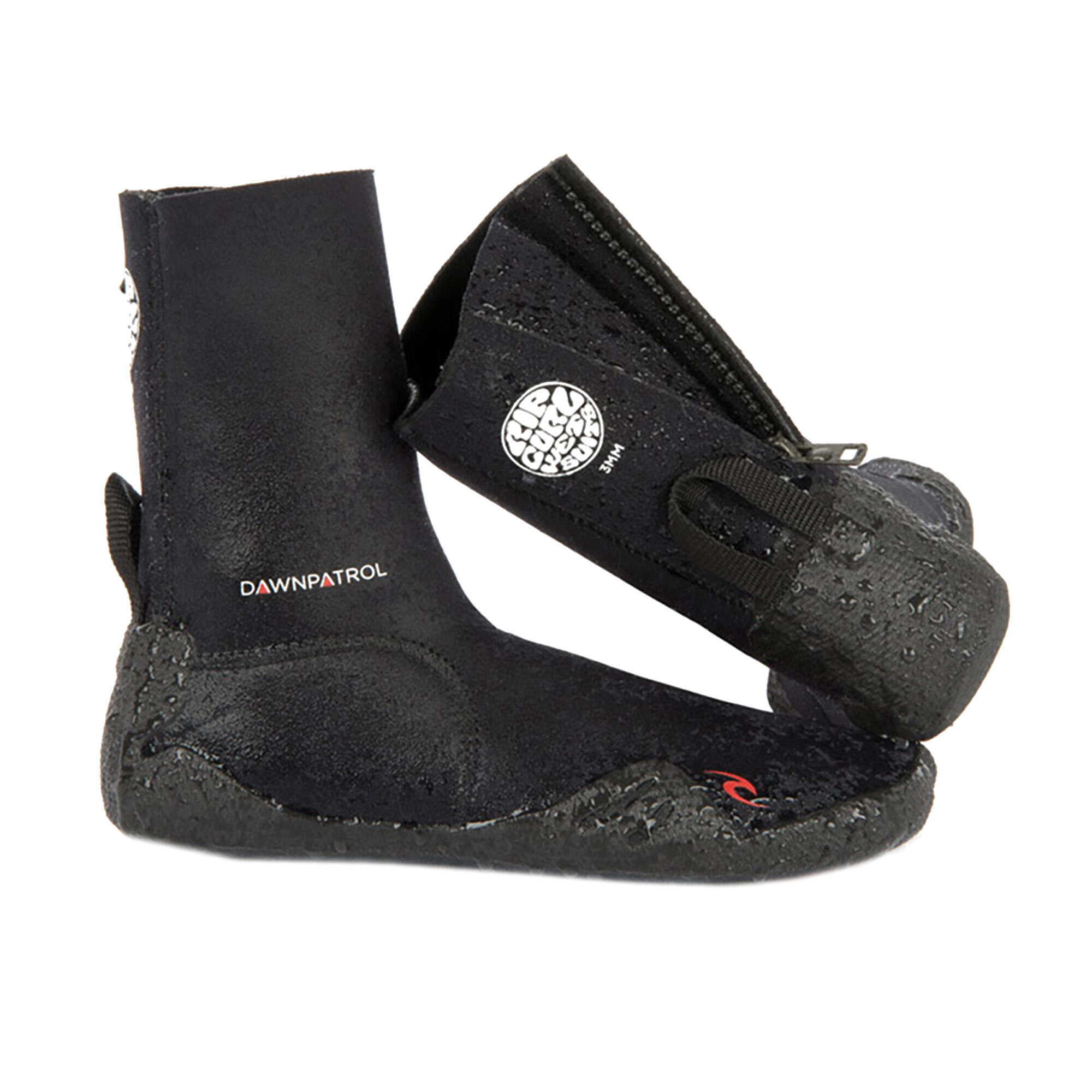 Rip Curl - Bottes En Néoprène Rip Curl Omega 3 Mm S/toe Zip 90 - Chaussons Néoprène - Noir - 46 - Decathlon