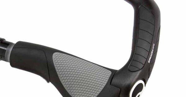 Ergon GP5 Rohloff / Nexus Griffe mit Lenkerende Schwarz 2/3