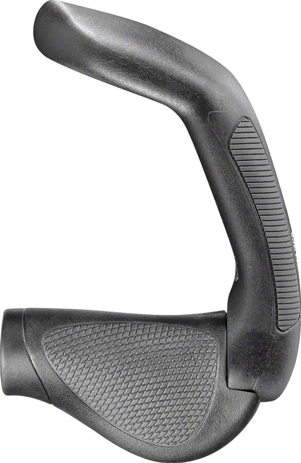 Ergon GP5 Rohloff / Nexus Griffe mit Lenkerende Schwarz 3/3