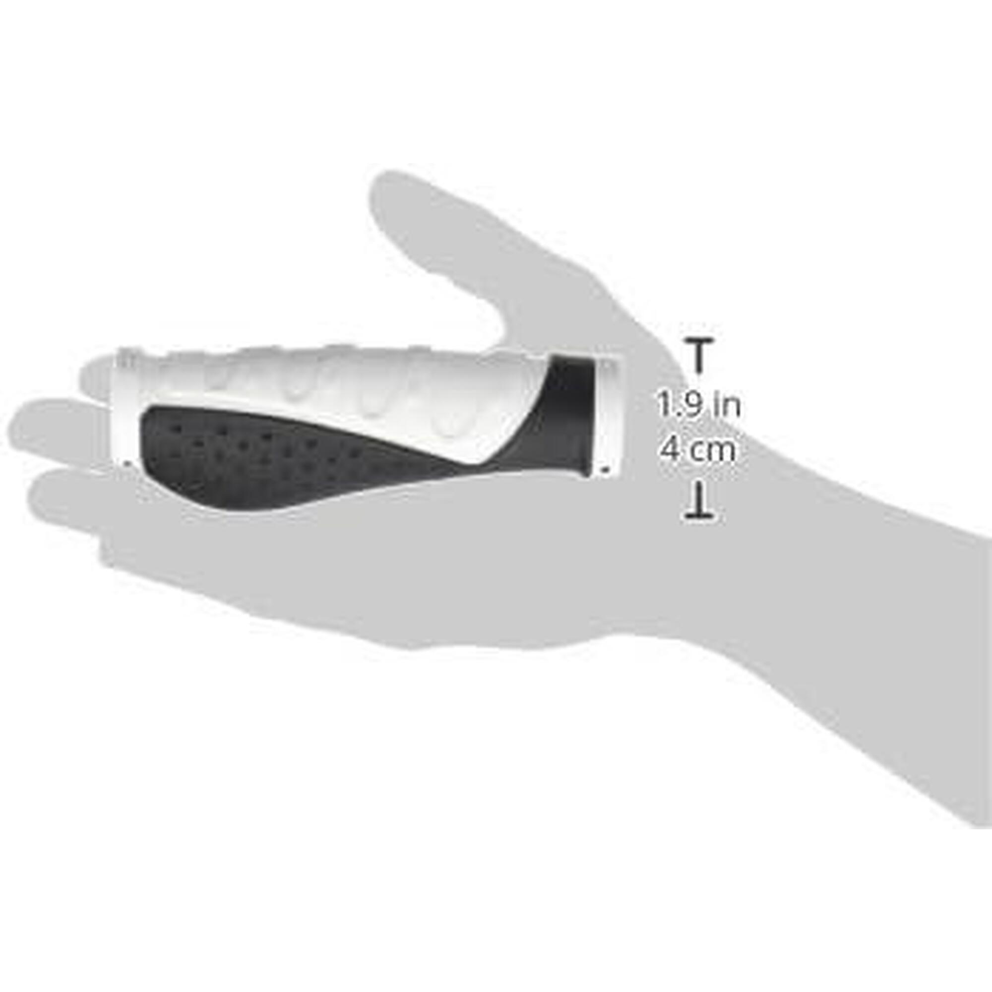 XLC Ergonomic GR-S07 Impugnatura Manubrio 140 Mm, Materiale 3 Componenti, Assorbe Urti