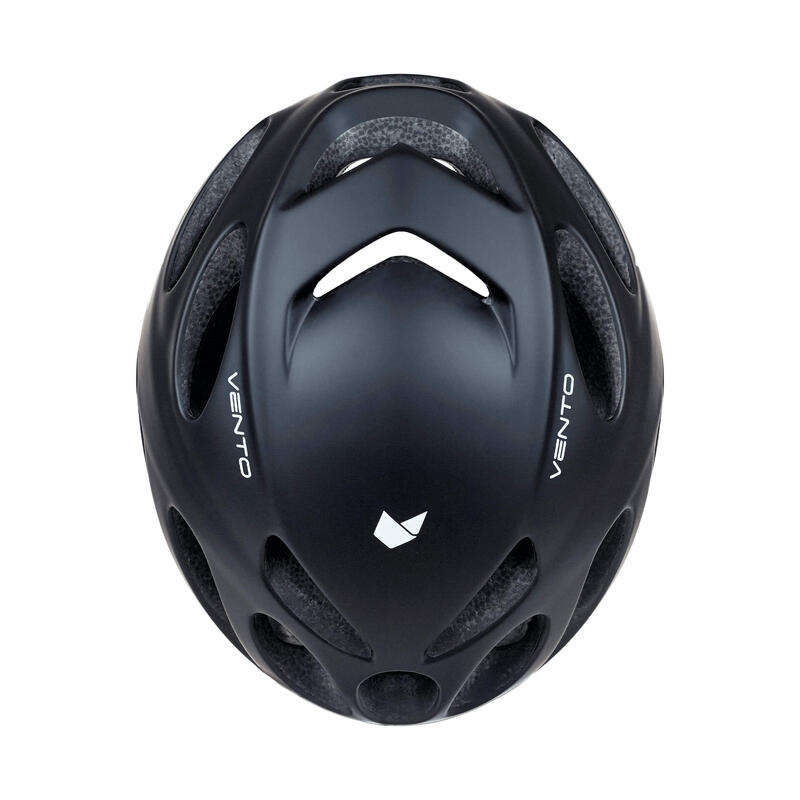 Capacete de bicicleta de estrada Vento Preto