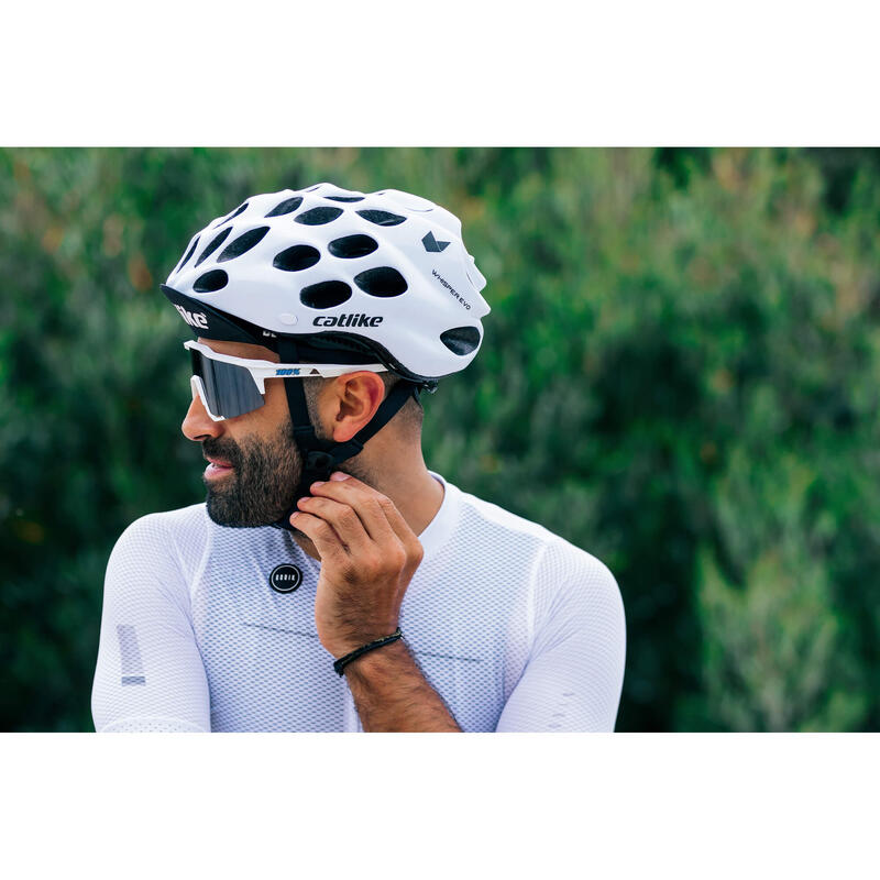 Capacete de bicicleta Whisper Evo Branco