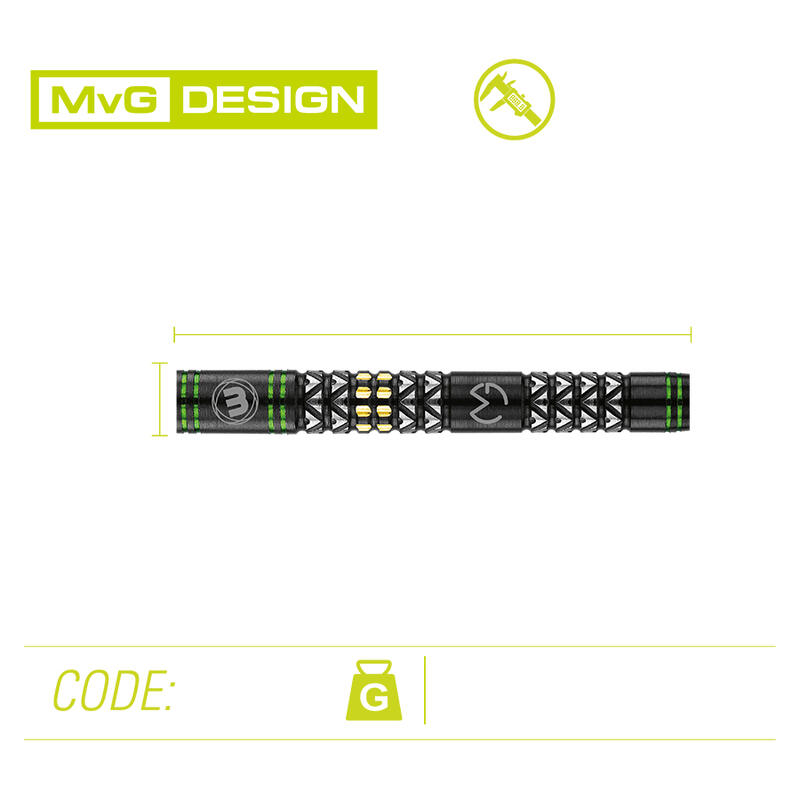 Dardos Winmau Michael Van Gerwen MvG Design Vantage 90%