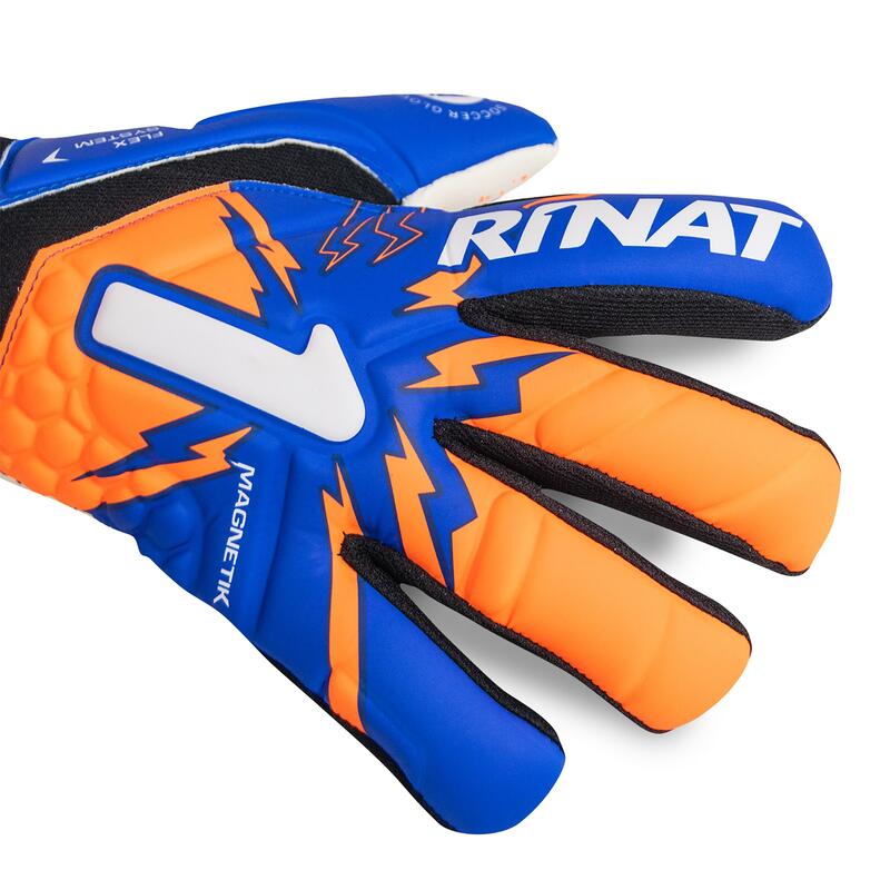 Guantes De Portero Adulto Rinat Magnetik Turf  Royal Azul/naranja