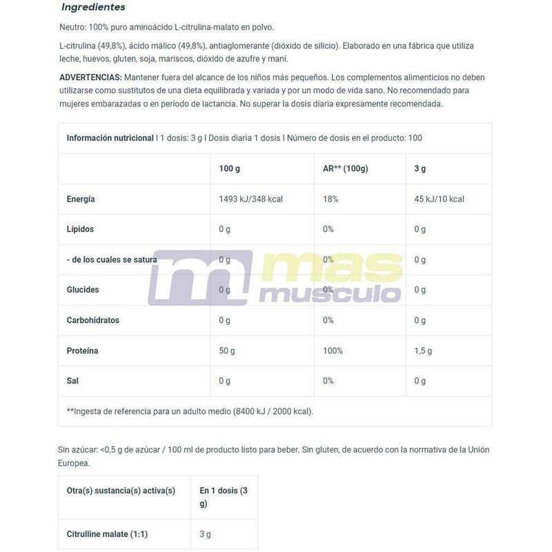 Citrulline Malate - Citron Vert