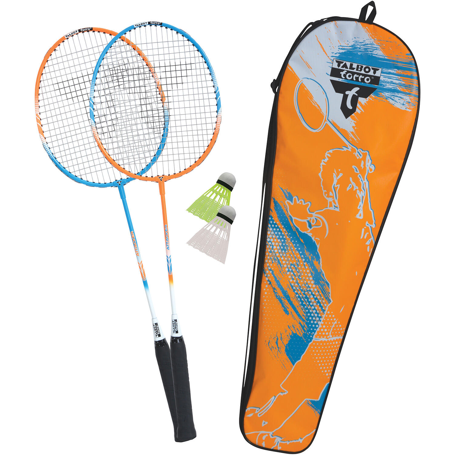 Conjunto de badminton Attacker 2 jogadores Talbot-Torro