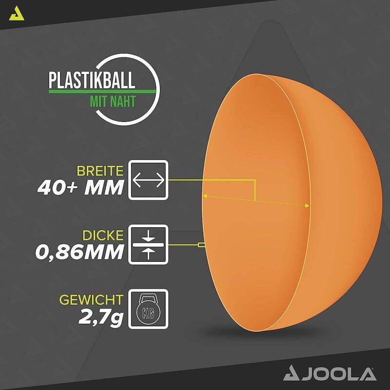 JOOLA 120 Tischtennisbälle Training orange 40+