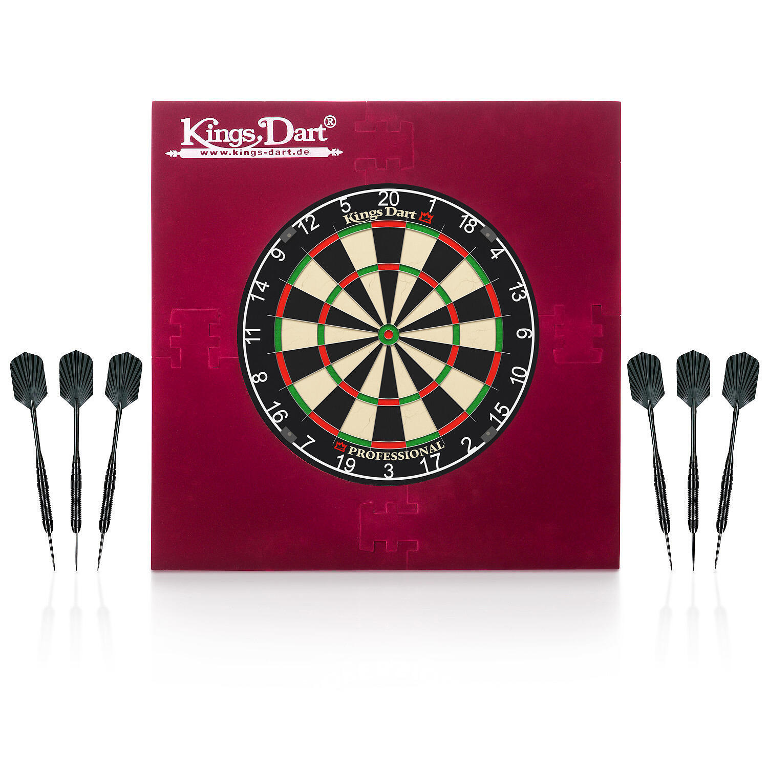 Set de fléchettes Kings Dart Professionnel HD (Anneau Numérique en Plastique) 2/2