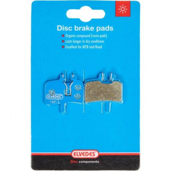 Paire de plaquettes de frein vélo organic Elvedes Hayes HFX-Mag Series /HFX 9 Se 2/2