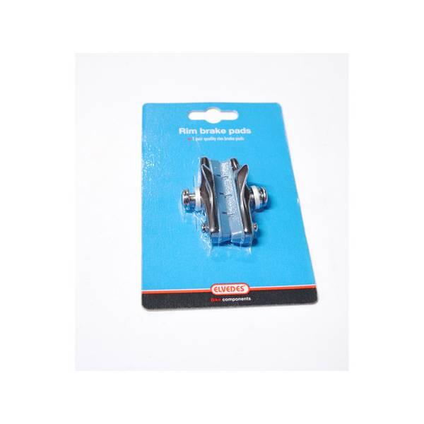 Paire de patins de frein plus porte patins alu pour jante carbon Elvedes Shimano 2/2