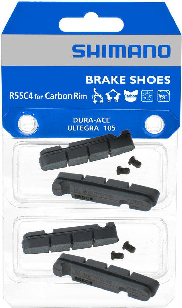 Bremsbeläge r55c4 und Befestigungsbolzen für Carbonfelgen Shimano (x2) 3/3