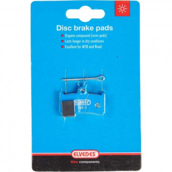 Par de pastillas de freno orgánicas para bicicleta Elvedes Shimano BR-M755 / Gri 3/4