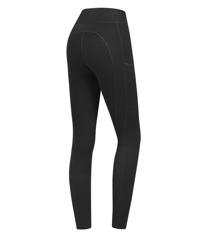 Damskie legginsy jeździeckie z pełną przyczepnością ELT Ella 3/4