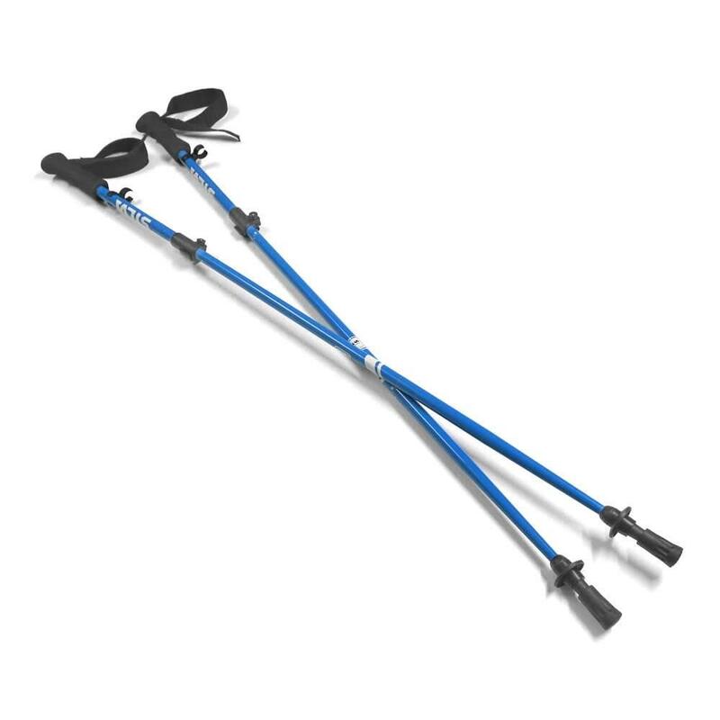 3Z Z型可折疊登山杖 (2支) - 藍色