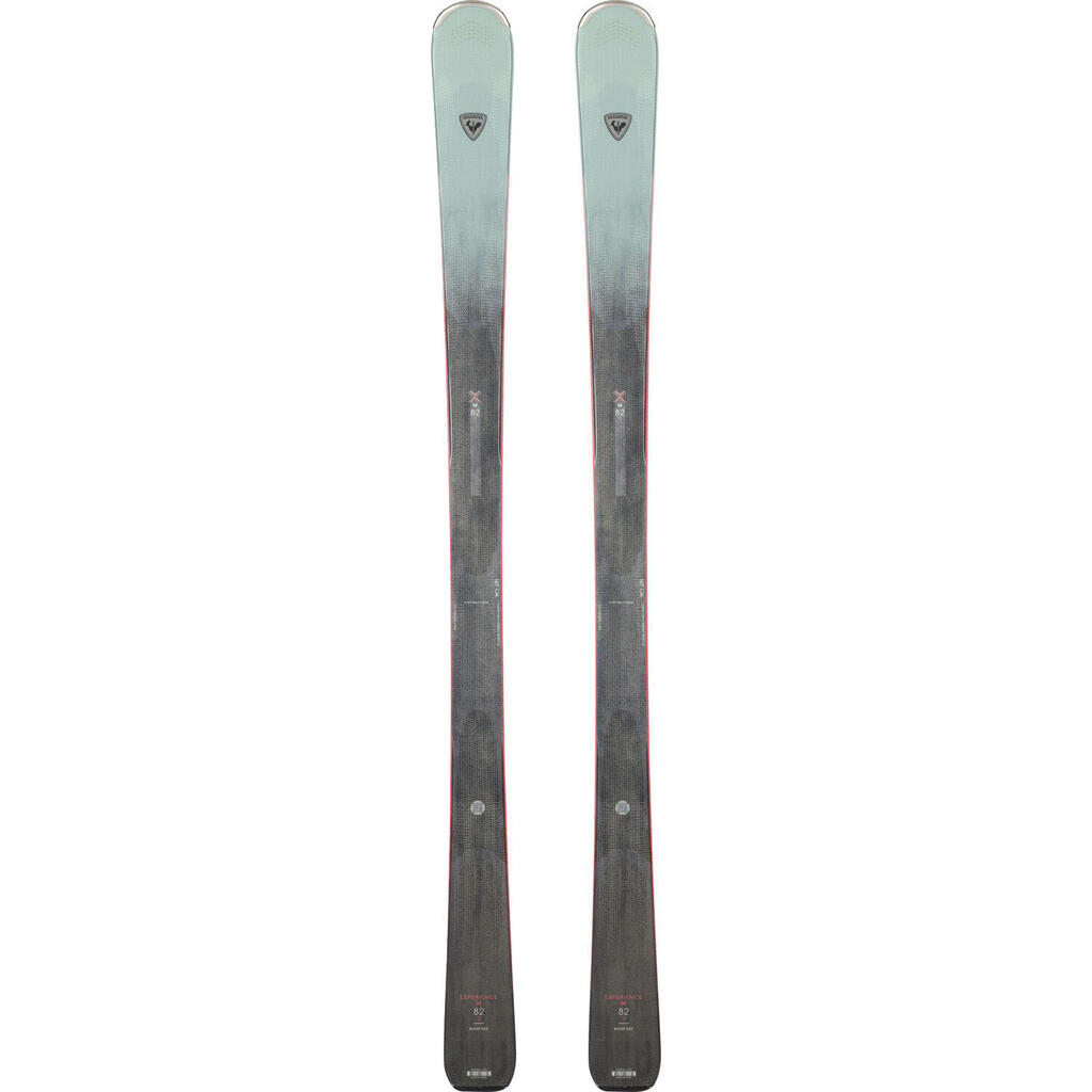 Women's Rossignol Experience W 82 Ti Open Skis Alone (without bindings) Brown