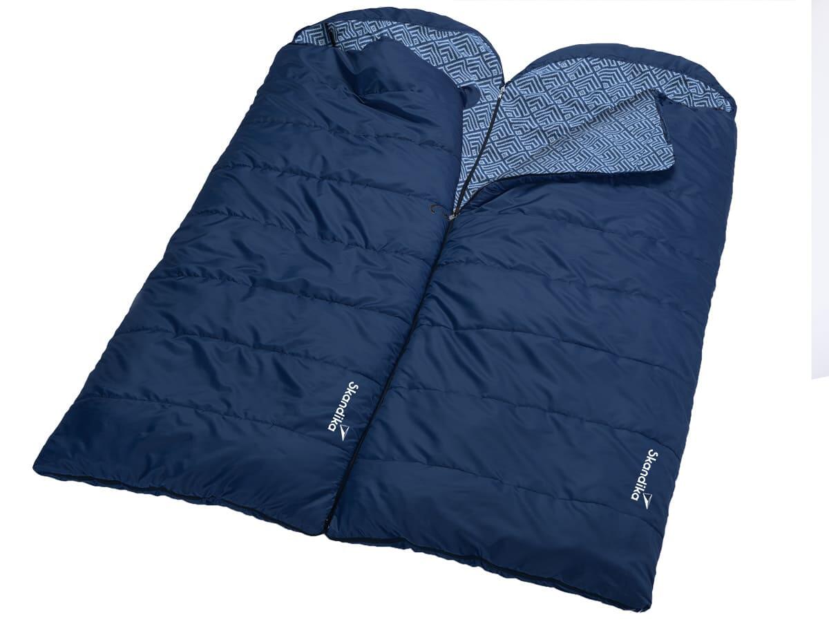 Sac de couchage Dundee - 220x80cm - camping - 3 saisons - jumelable - zip gauche 6/7