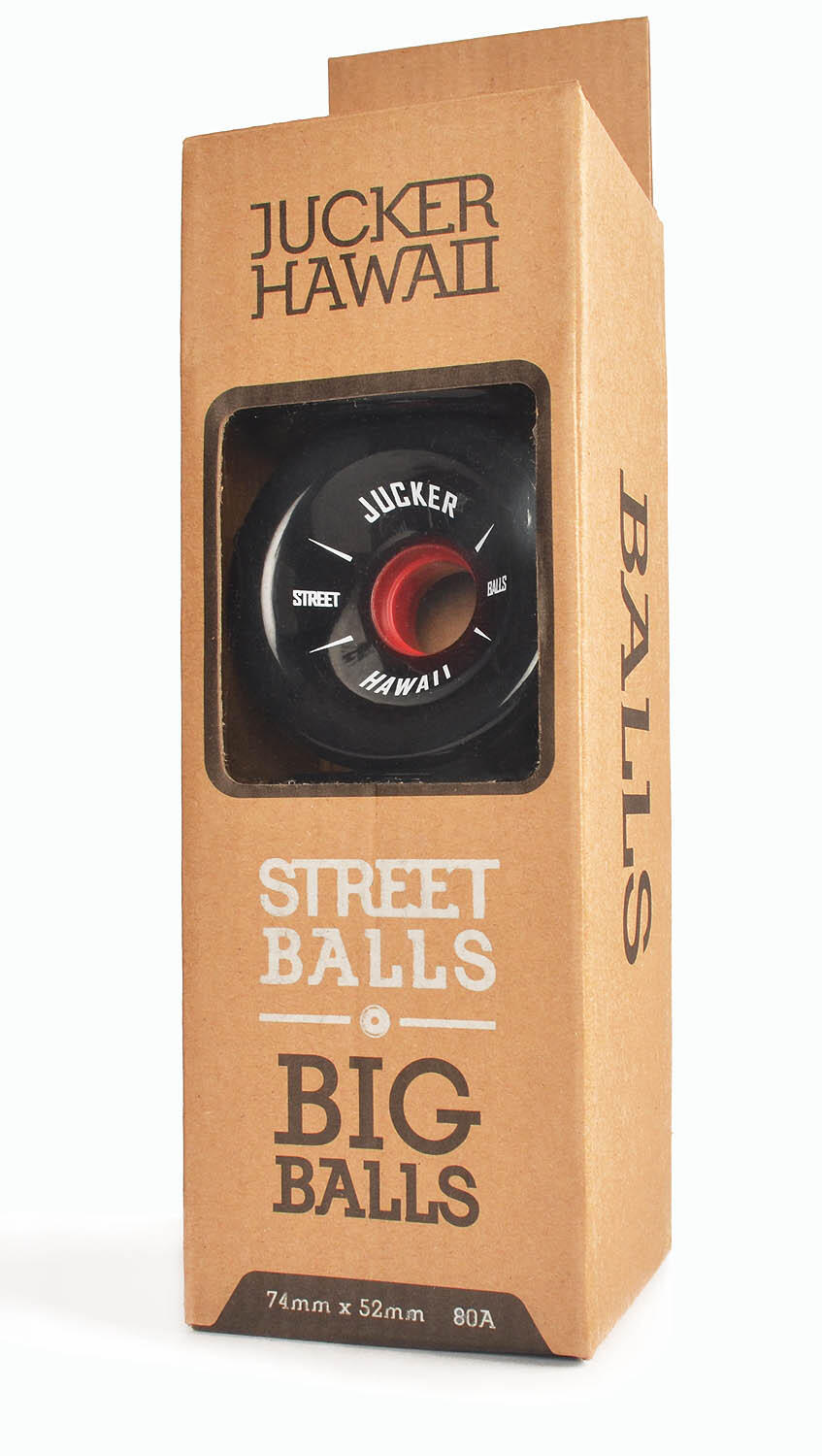 Longboard Rollen // Wheels - BIG BALLS Black (74 mm) 2/6