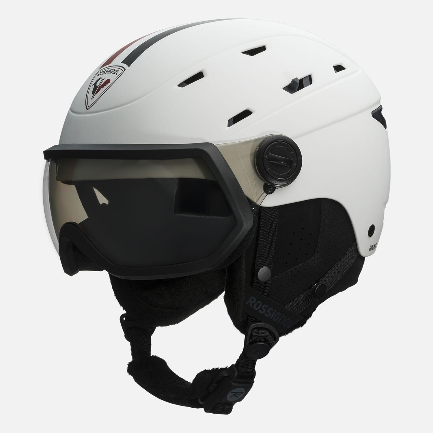 Rossignol - Casque De Ski / Snow Allspeed Visor Impcts Photochromique Homme - Casque - Blanc - 52 2xl - Decathlon
