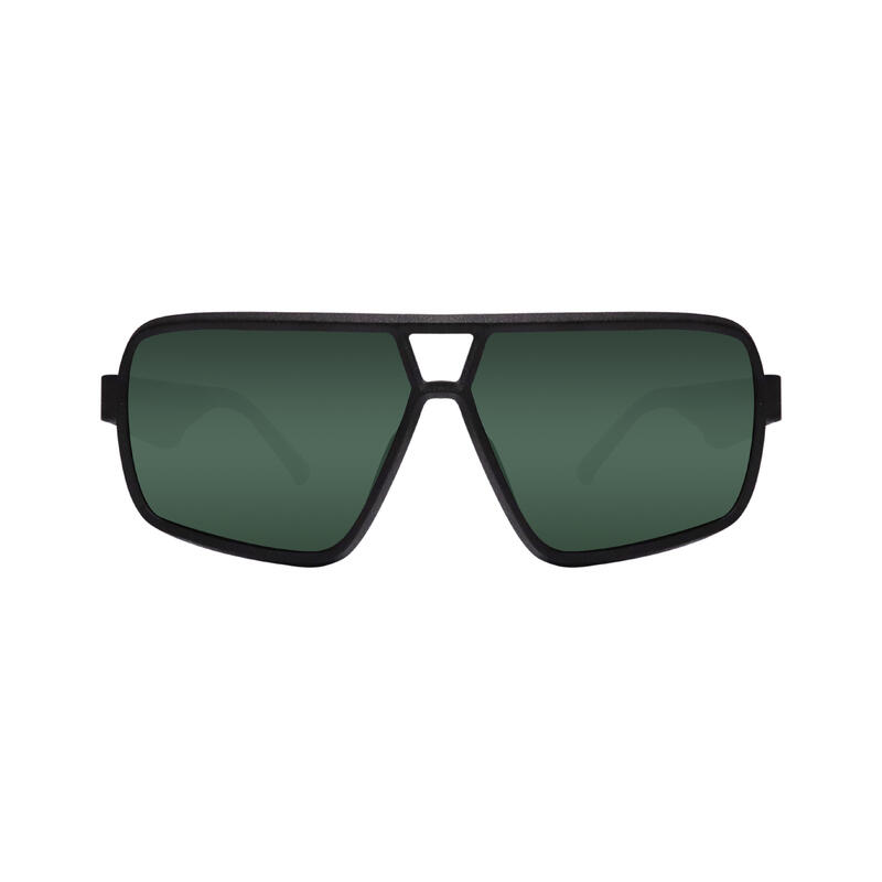 Marco Polo EX001系列旅行式太陽眼鏡 - 啞光黑 / G15軍綠