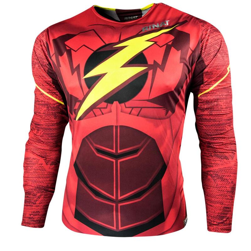 JERSEY LIGHT SPEED maillot gardien but football protections Adulte Rouge
