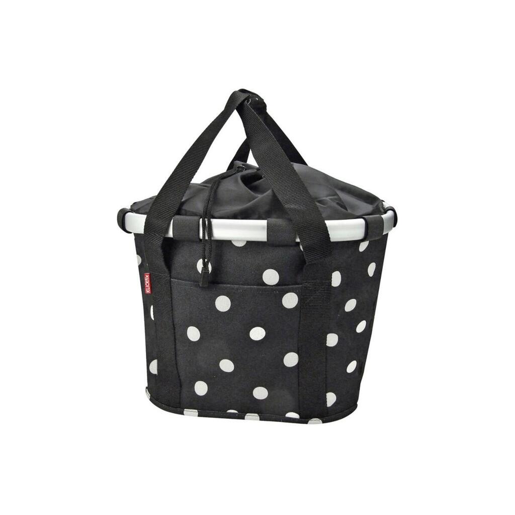 Reisenthel Bikebasket Textiltasche Fahrradkorb Befestigung Klickfix black dots