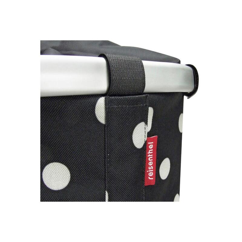 Reisenthel Bikebasket Textiltasche Fahrradkorb Befestigung Klickfix black dots