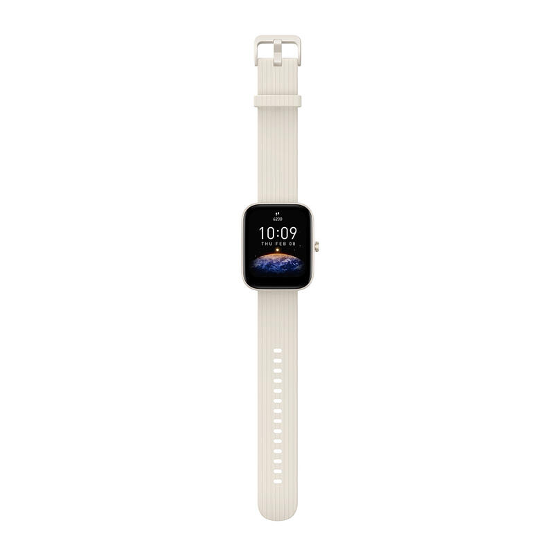 MONTRE CONNECTÉE GPS CARDIO - AMAZFIT Bip 3 Pro  Cream