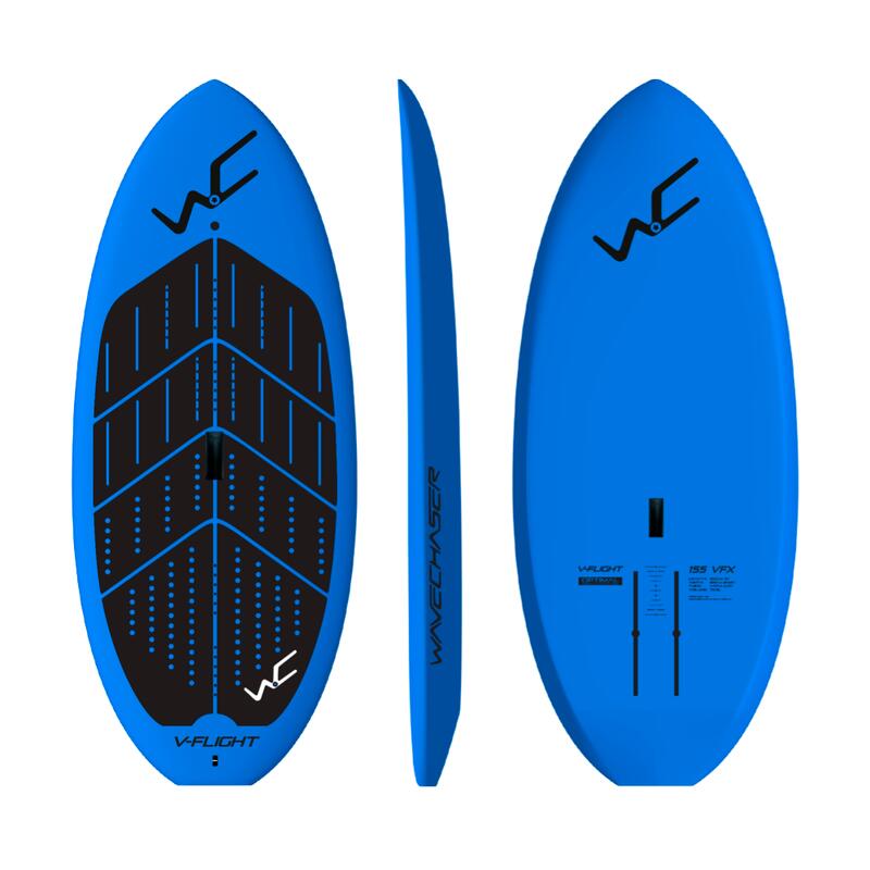 Tabla Wing/ Foil Carbon Wave Chaser Azul 155 VFX (5')con Funda