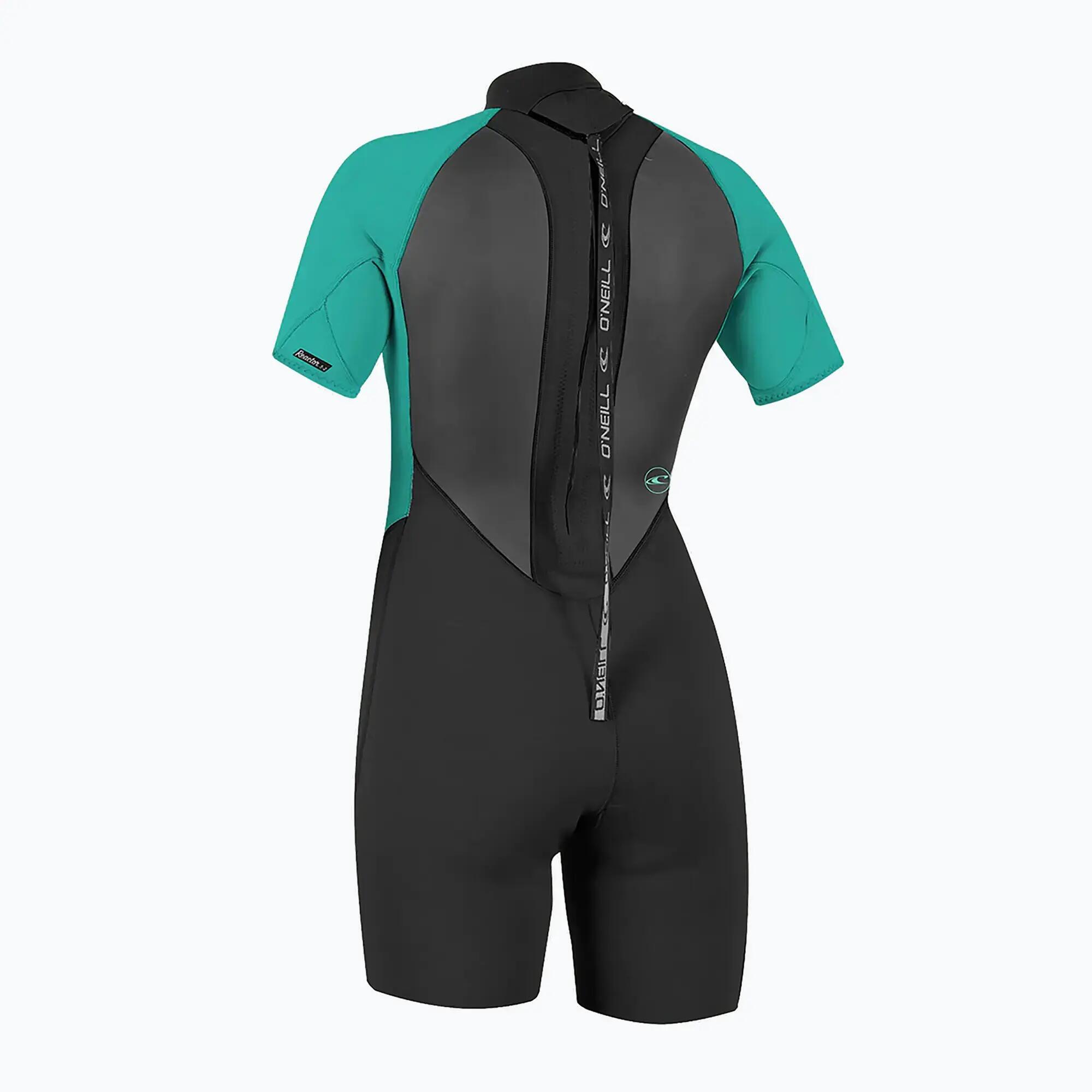 Neoprene Shorty WMS REACTOR-2 2MM BACK ZIP S/S SPRING  Damen - Schwarz 2/7