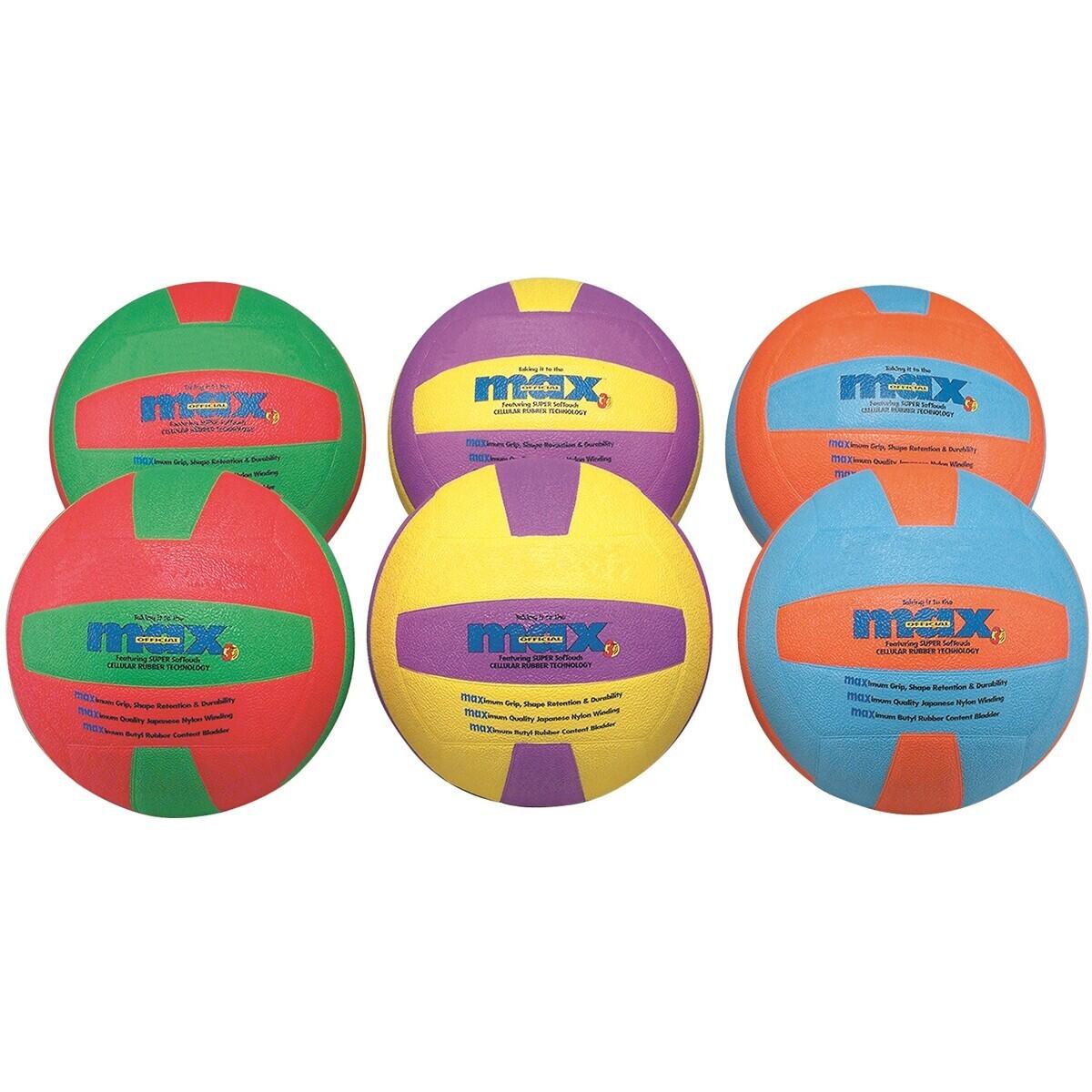 Spordas Max children's volleyballs (x6)