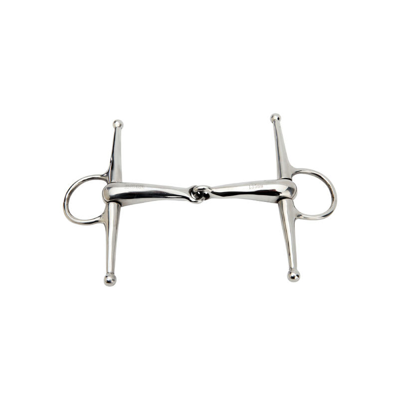 Mors aiguille pour cheval à joue pleine avec joint articulé en inox Horka