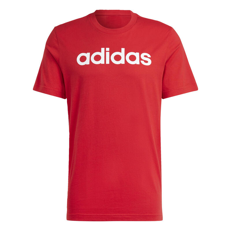 Essentials Single Jersey Linear Embroidered Logo Tee