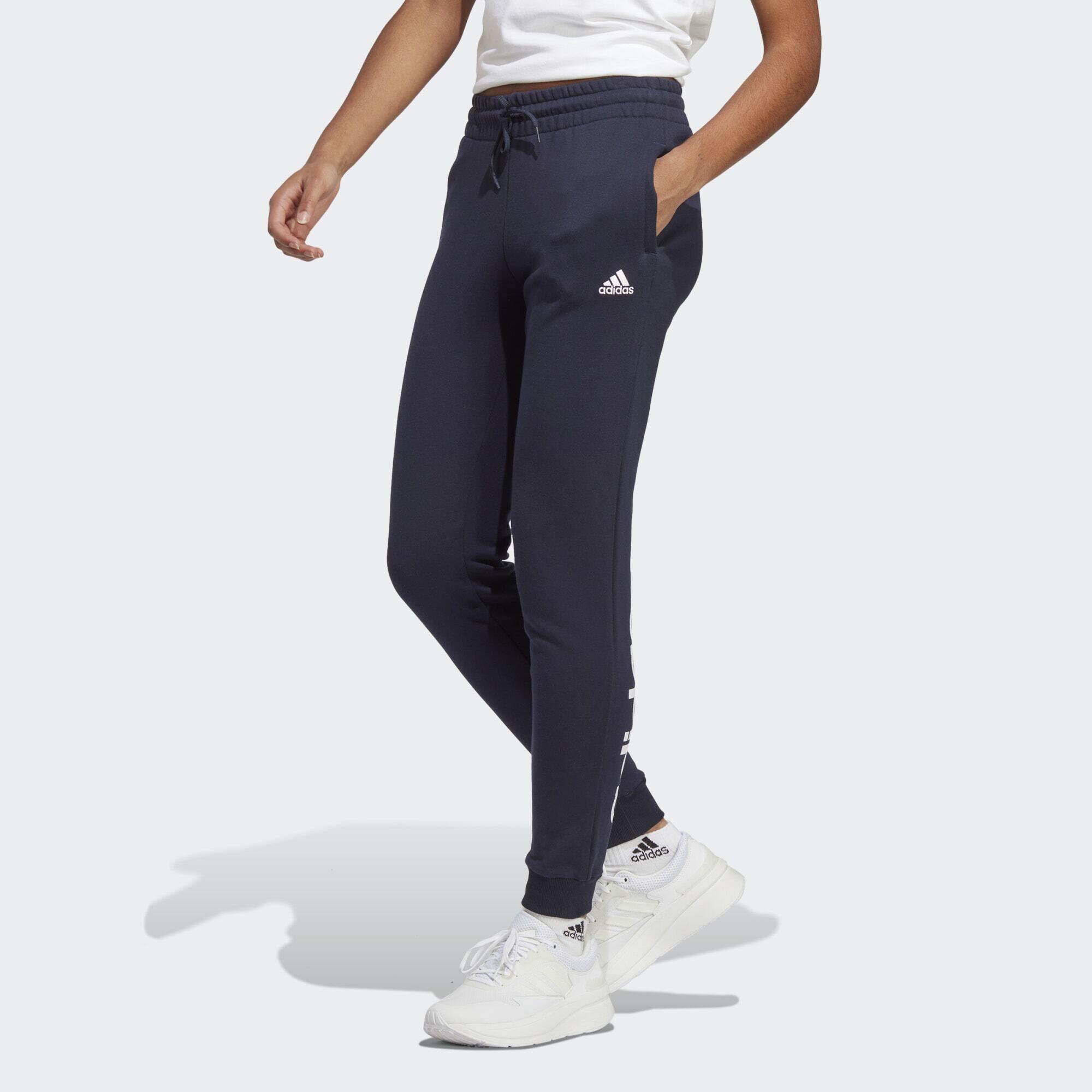 Essentials Linear fleece pants with elasticated ankles