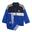 Tiberio 3-Streifen Colorblock Shiny Kids Trainingsanzug