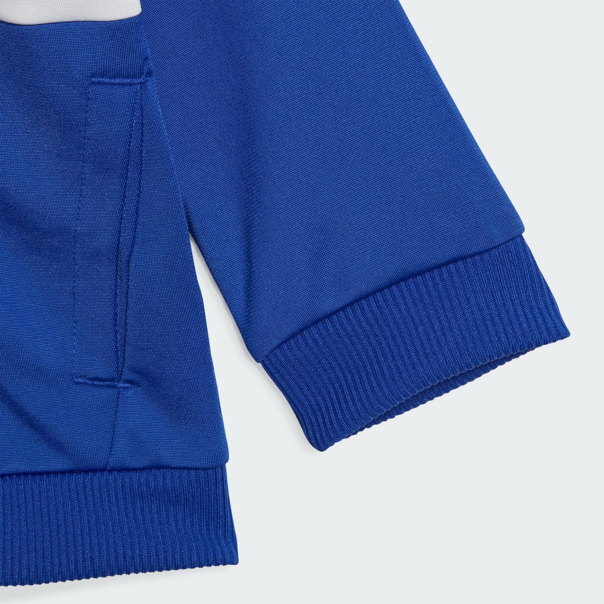 Tiberio 3-Stripes Colorblock Shiny Trainingspak Kids 2/5