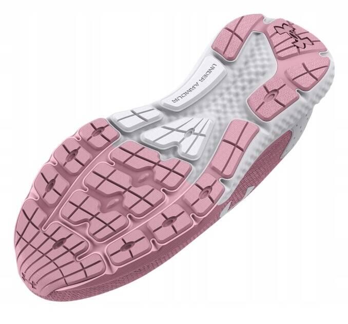 Chaussures de course Femmes Under Armour Charged Rogue 3 Knit blanc 4/5