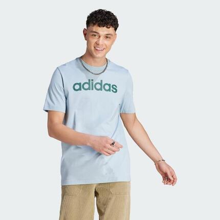 T-shirt avec logo brodé linéaire en jersey Essentials